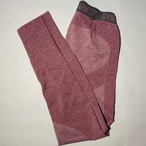 Flex Leggings Dusky Pink Marl/Charcoal